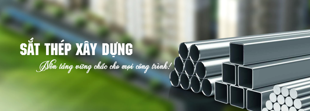 Banner sắt thép xây dựng